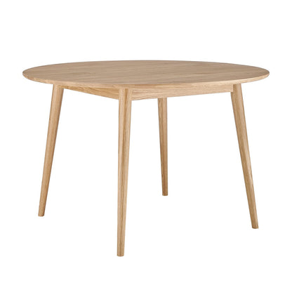 DUS-CC2-02925 Grade-B Dusk Heidi Solid Oak 4-6 Seater Round Dining Table - Natural RRP £399.00