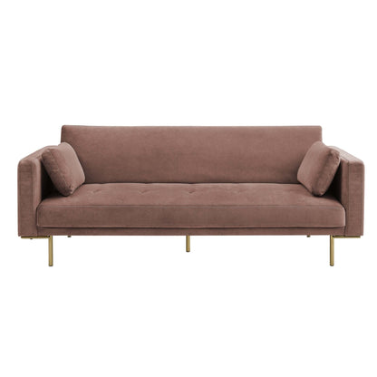 DUS-GOL-04765 Grade-BER Dusk Hudson Click Clack Sofa Bed - Mauve RRP £339