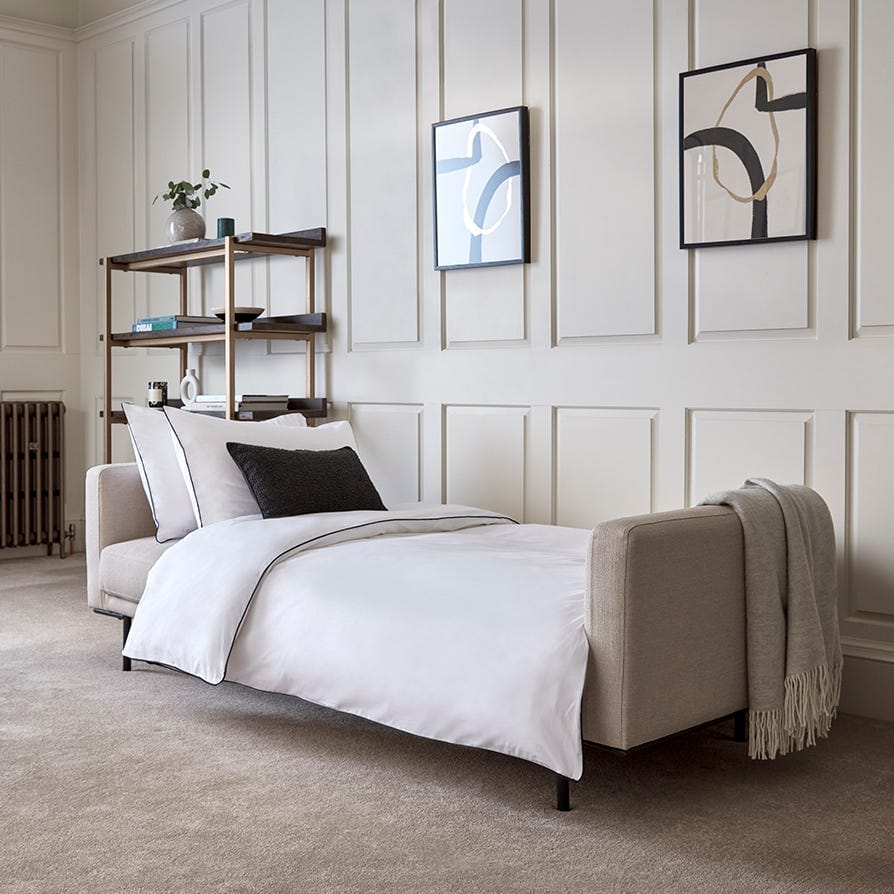 DUS-GOL-05448 Grade-BER Dusk Hudson Click Clack Sofa Bed - Stone Grey RRP £339