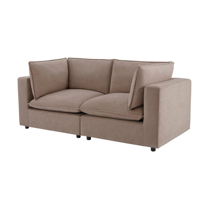 DUS-APM-62551 Grade-BER-DOA Dusk Boston 2 Seater Sofa - Sand RRP £812