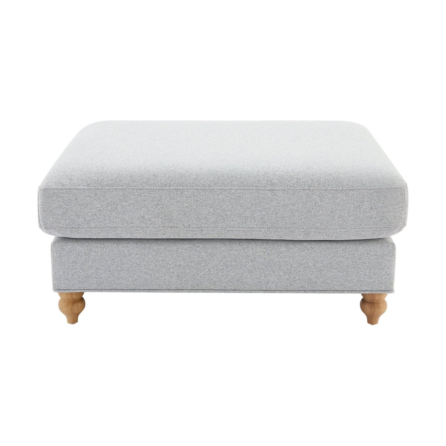 DUS-APM-21666 Grade-B Dusk Hampshire Pouffe - Light Grey RRP £299
