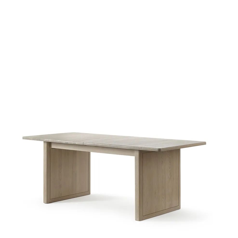OAK-CCS-20428 Grade-BC Oak Furnitureland Gatsby Washed Solid Oak Extending Dining Table 200-250cm RRP £1149