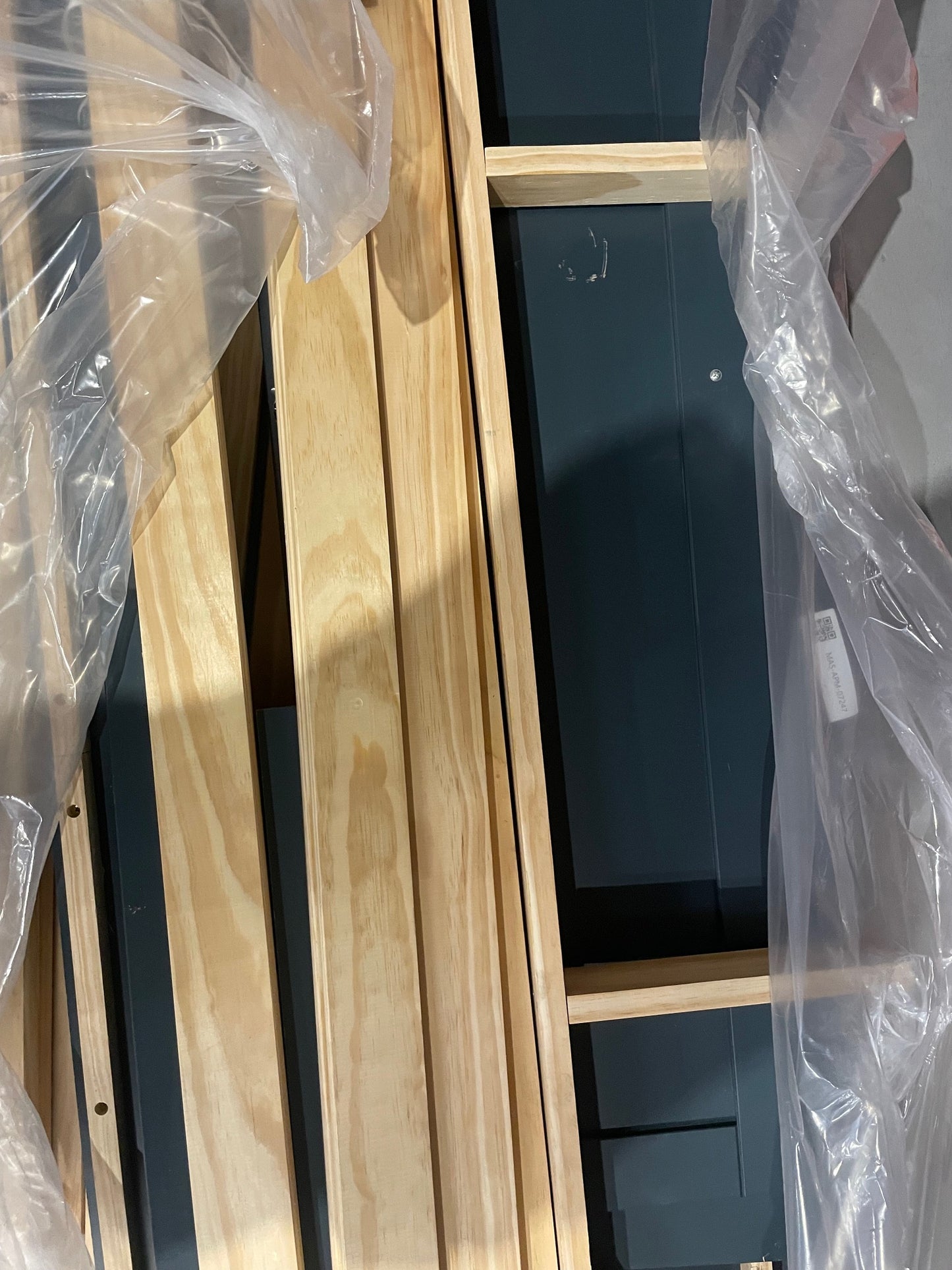 MAS-APM-07247 Grade-BER Marks & Spencer Hastings Triple Wardrobe in Mid Blue RRP £599