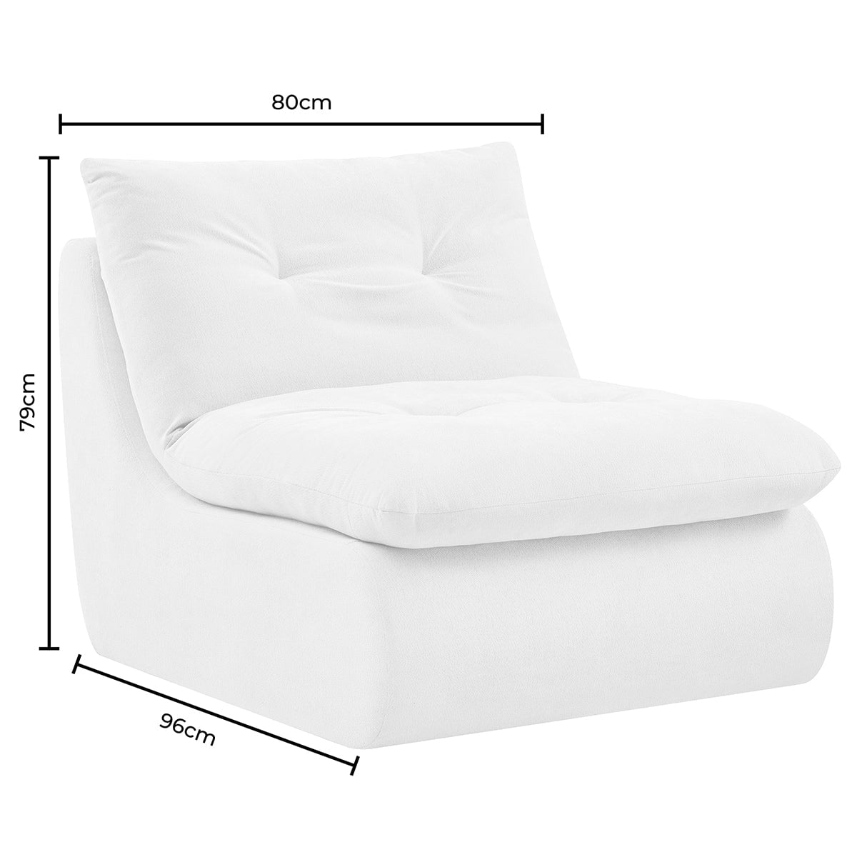 DUS-CC2-02256 Grade-B Dusk Immy Relaxed Accent Chair - Chenille Dark Rust RRP £189