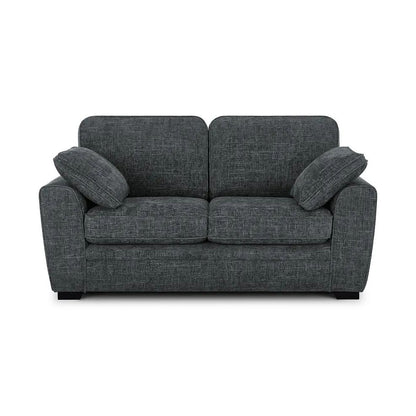 CCG-TRA-00137 Grade-C2 Oak Furnitureland Melbourne 2 Seater Sofa in Enzo Slate Fabric RRP £1079.99