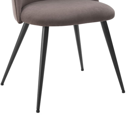 DUS-GOL-05030 Grade-B Dusk Iris Set of 2 Dining Chairs - Taupe RRP £129