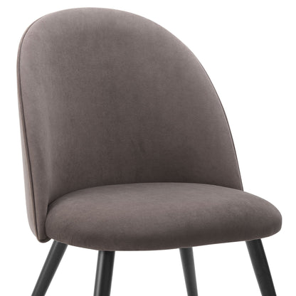 DUS-GOL-05030 Grade-B Dusk Iris Set of 2 Dining Chairs - Taupe RRP £129