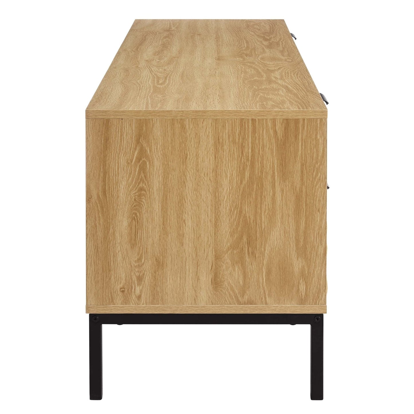 DUS-GOL-00680 Grade-B Dusk Isabella TV Unit - Light Wood RRP £159