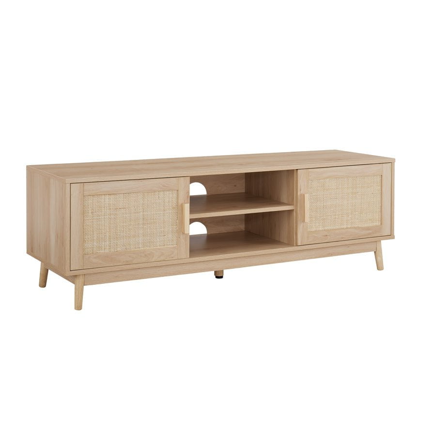 DUS-GOL-05942 Grade-B Dusk Isla 140cm TV Unit - Natural RRP £159