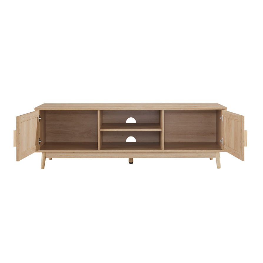 DUS-GOL-05942 Grade-B Dusk Isla 140cm TV Unit - Natural RRP £159