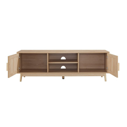 DUS-GOL-05942 Grade-B Dusk Isla 140cm TV Unit - Natural RRP £159
