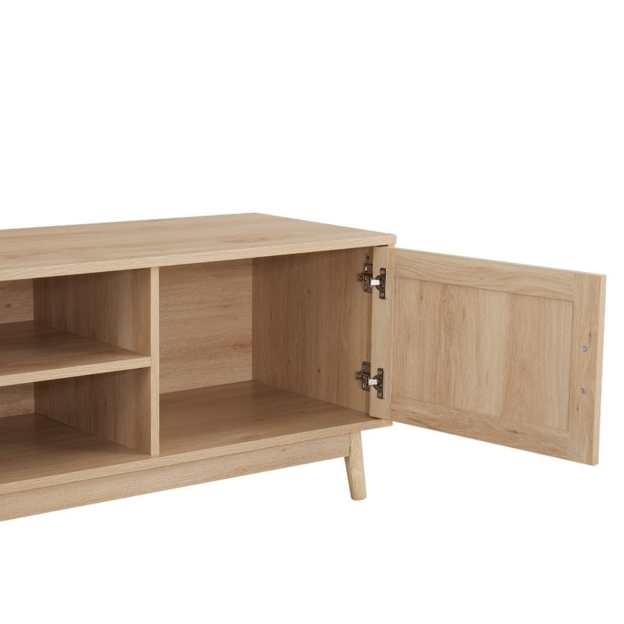 DUS-GOL-05942 Grade-B Dusk Isla 140cm TV Unit - Natural RRP £159