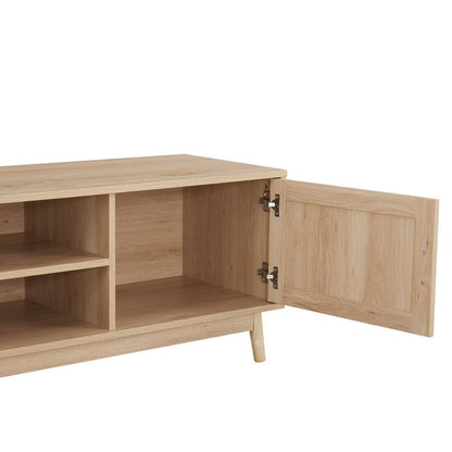 DUS-GOL-05942 Grade-B Dusk Isla 140cm TV Unit - Natural RRP £159
