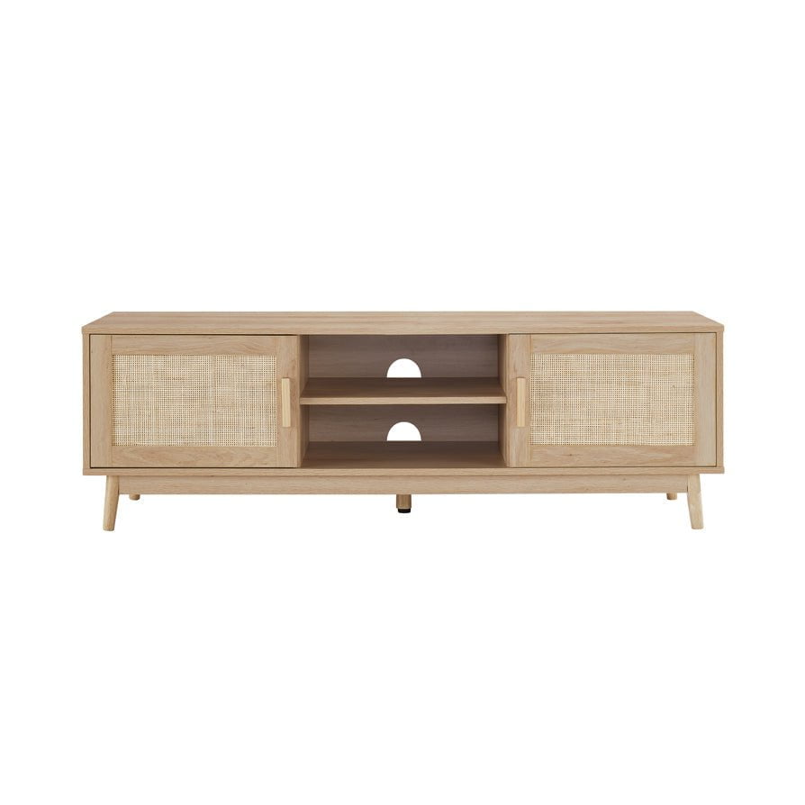 DUS-GOL-05942 Grade-B Dusk Isla 140cm TV Unit - Natural RRP £159