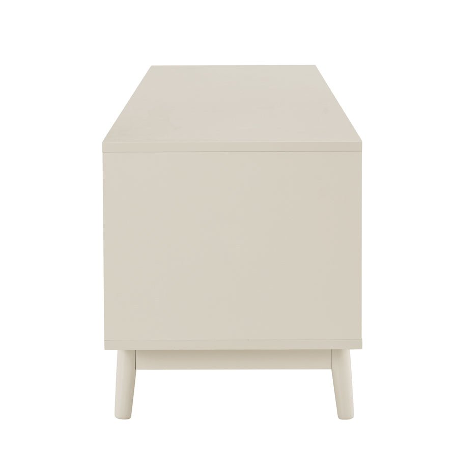 DUS-GOL-06070 Grade-B Dusk Isla 140cm TV Unit - Cream RRP £134