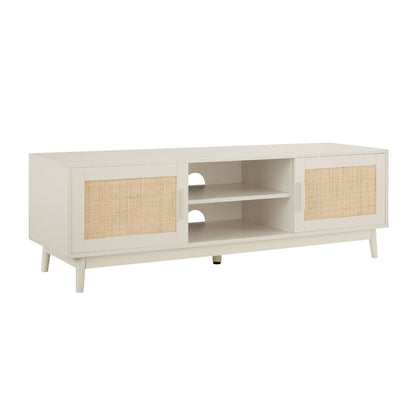 DUS-GOL-00936 Grade-B Dusk Isla 140cm TV Unit - Cream RRP £134