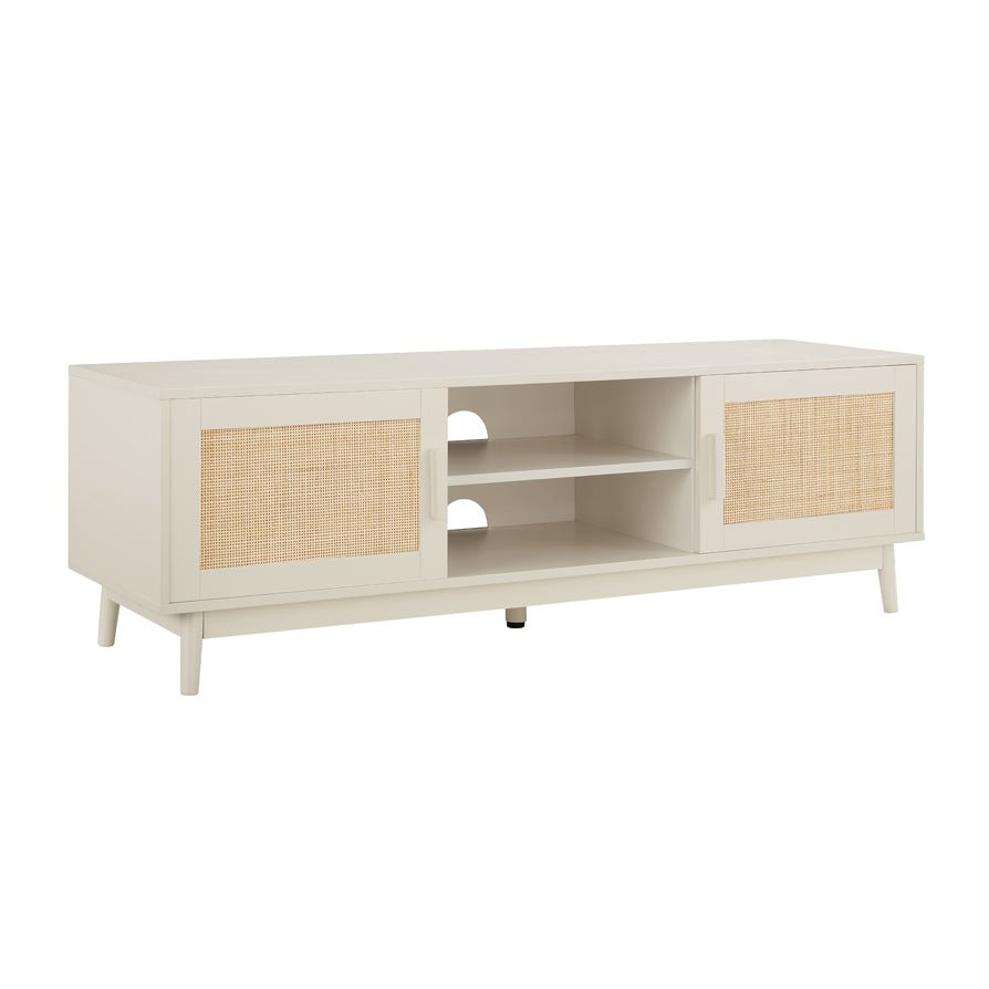 DUS-GOL-06070 Grade-B Dusk Isla 140cm TV Unit - Cream RRP £134