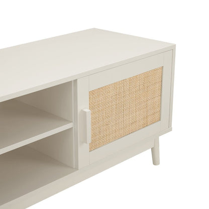 DUS-GOL-06070 Grade-B Dusk Isla 140cm TV Unit - Cream RRP £134