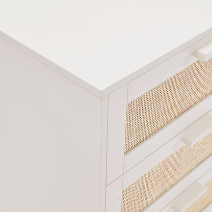 DUS-GOL-07368 Grade-B Dusk Isla 6 Drawer Chest - Cream RRP £202