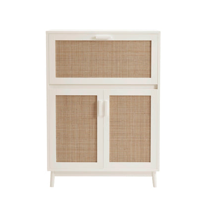 DUS-CC2-03886 Grade-B Dusk Isla Hideaway Desk - Cream RRP £168.00