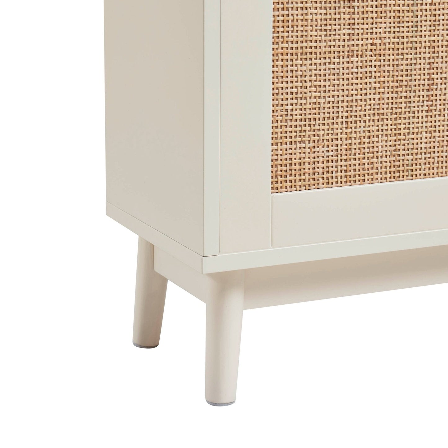 DUS-CC2-03887 Grade-B Dusk Isla Shoe Cabinet - Cream RRP £134.00