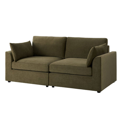 DUS-CC2-03223 Grade-B Dusk Miami RHA Unit in Chenille Olive RRP £150.00
