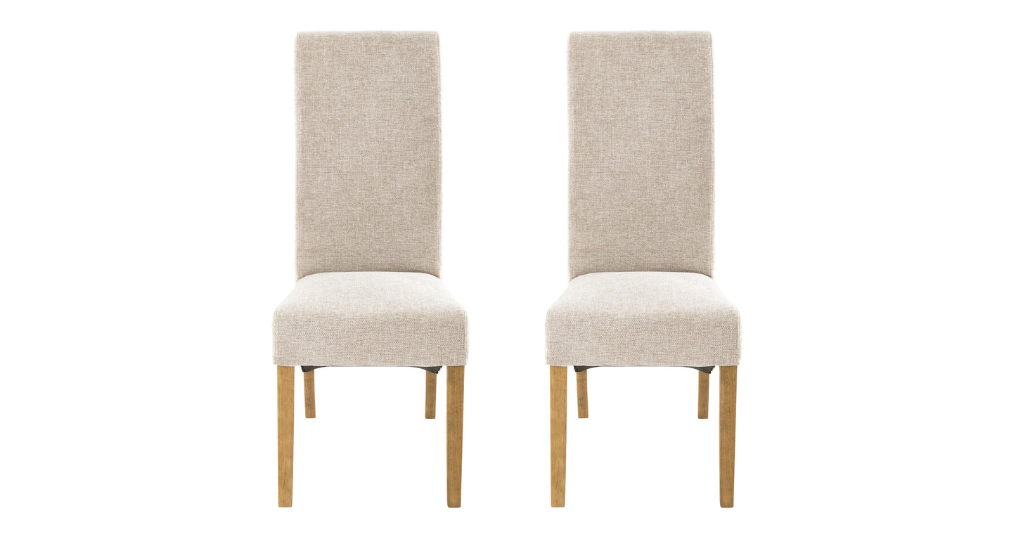 Lot of 2 x DFS Maud Dining Chairs grade-C1 Good with faults RRP £358.00
