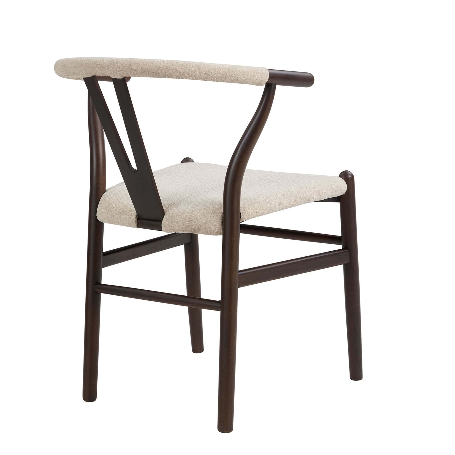 DUS-CC2-02710 Grade-B Dusk Jade Set of 2 Dining Chairs - Chenille Oatmeal RRP £219.00
