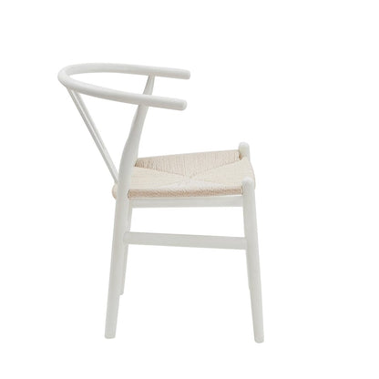 DUS-CC2-02865 Grade-B Dusk Jade Set Of 2 Dining Chairs - Light Beige/Natural RRP £219.00