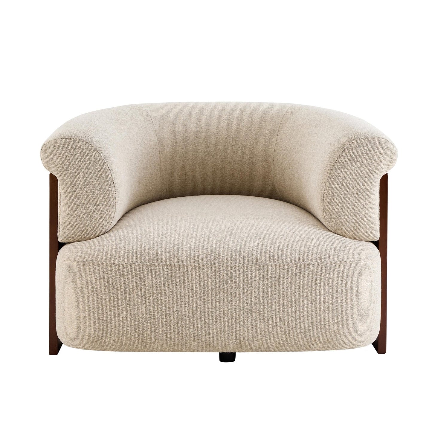 DUS-CC2-04579 Grade-B Dusk Jemima Accent Chair - Sand Boucle RRP £299.00
