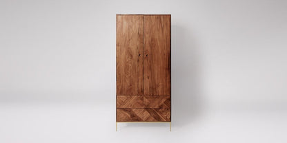 Lot of 2 x Swoon Norrebro Wardrobes for Spares or Repair (ref SWO-AP-A-9305) Total RRP £2198
