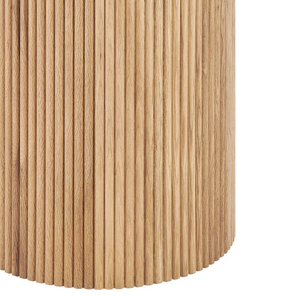 CCG-STO-00537 Grade-C1 Dusk Hattie Panel 4-6 Seater Dining Table - Natural RRP £329.00