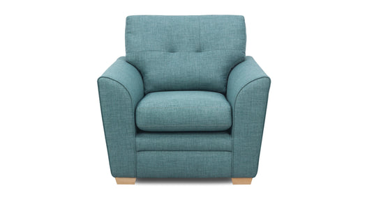 DFS-UPH-03611 Grade-C1 DFS Jupe Armchair Revive Sky RRP £559