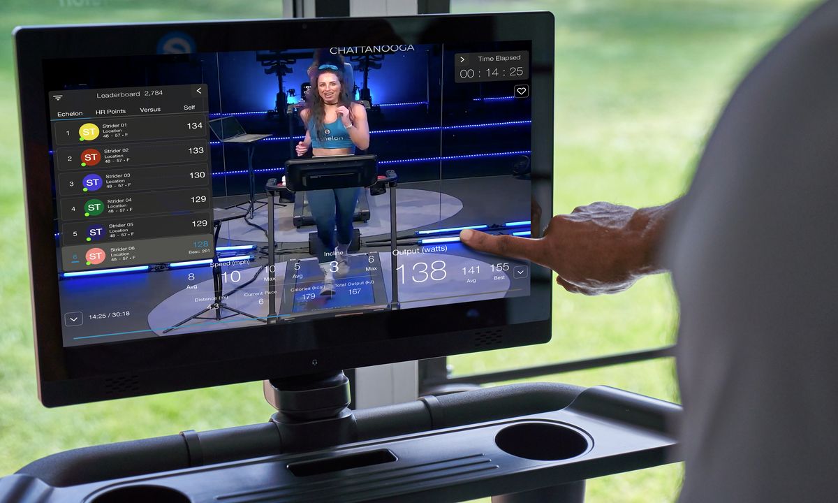 ECH-APM-01587 Grade-BER Echelon Stride-4s Foldable Connected Treadmill RRP £1899