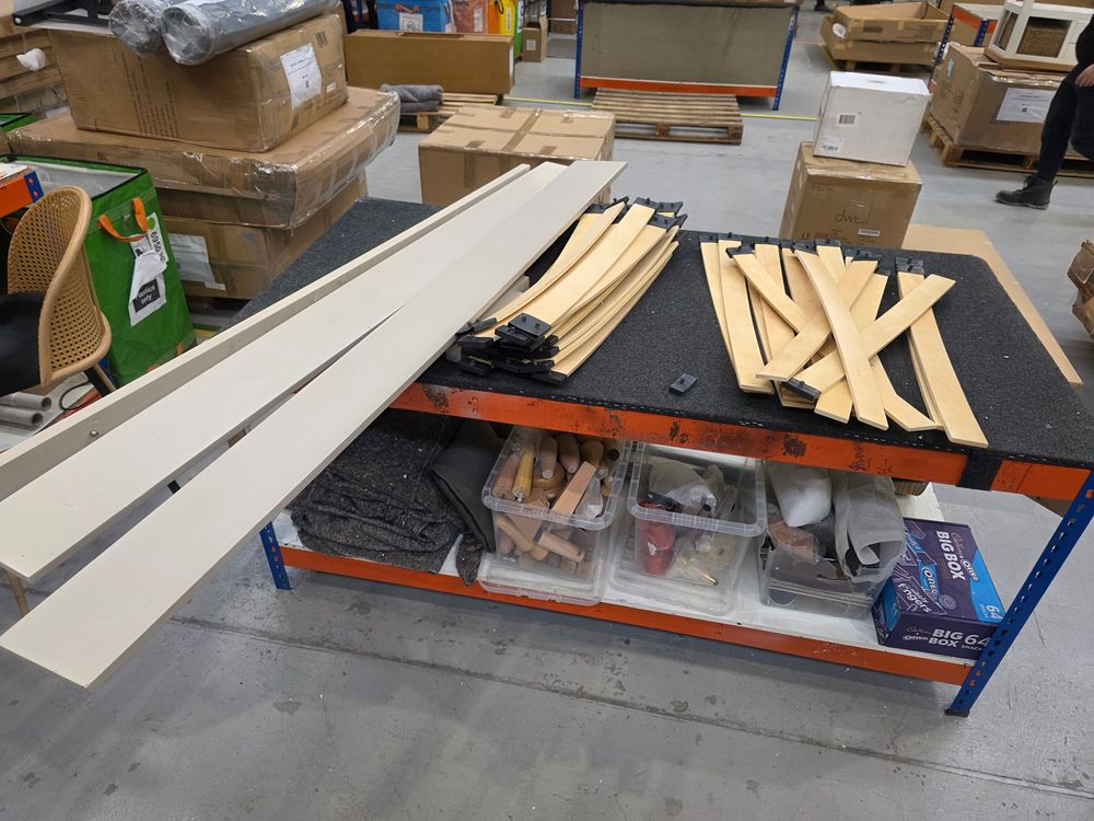 DFS-HO2-06025 Grade-BER DFS Kettlewell King Bedframe Grey RRP £699