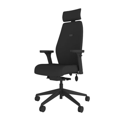 Grade-B Posturite Positiv Plus Black Ergonomic High Back Office Chair RRP £1468