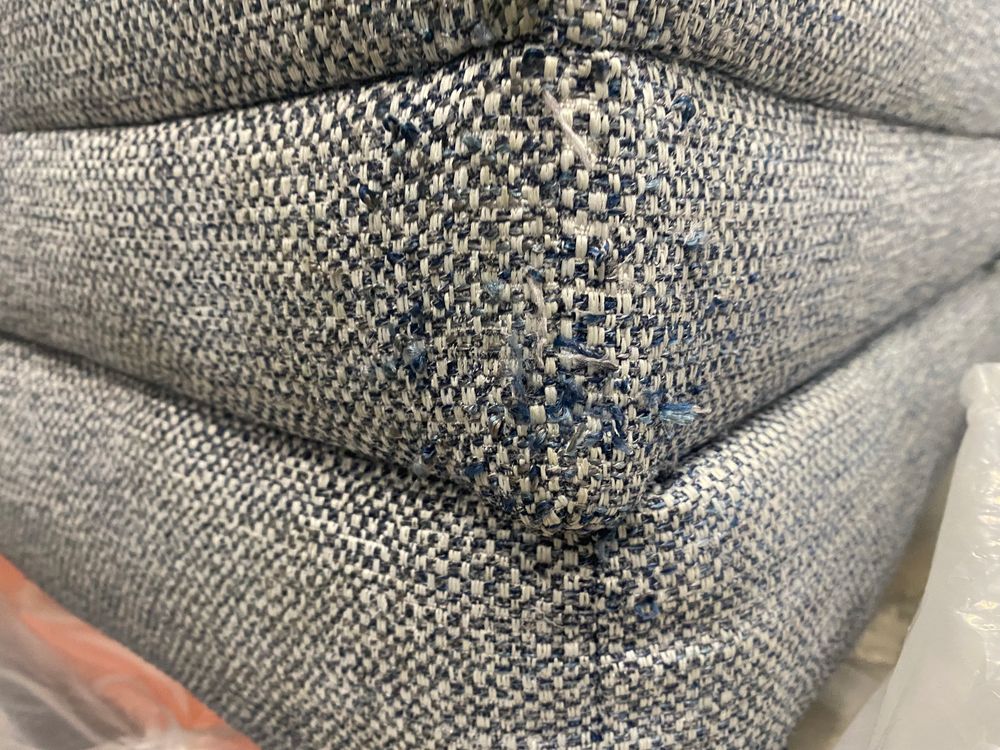 Lot of 2 x DFS upholstery items grade-BER Spares or repair RRP £1568.00