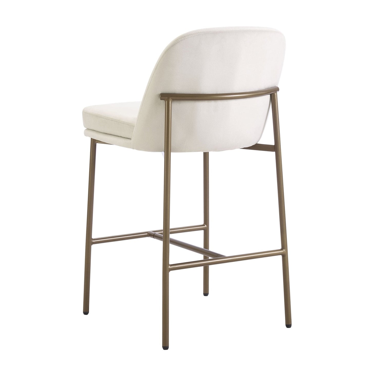 DUS-GOL-06076 Grade-B Dusk Lily Set of 2 Barstools - Ecru RRP £169