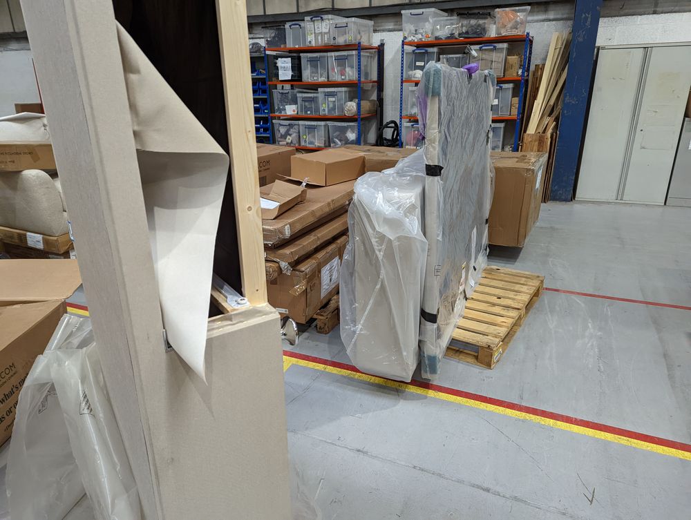 DFS-HO2-05533 Grade-BER DFS Tilly Cora 2+2 Drawer Super King Size Bed in Cream RRP £629