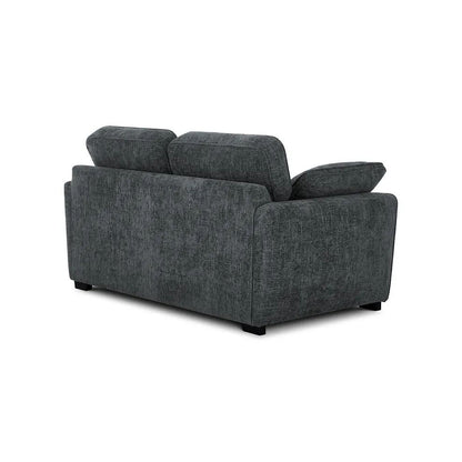 CCG-TRA-00137 Grade-C2 Oak Furnitureland Melbourne 2 Seater Sofa in Enzo Slate Fabric RRP £1079.99