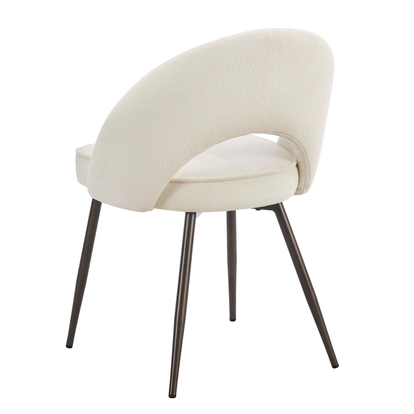 DUS-CC2-04413 Grade-B Dusk Lola Set of 2 Dining Chairs - Teddy Cream RRP £149.00