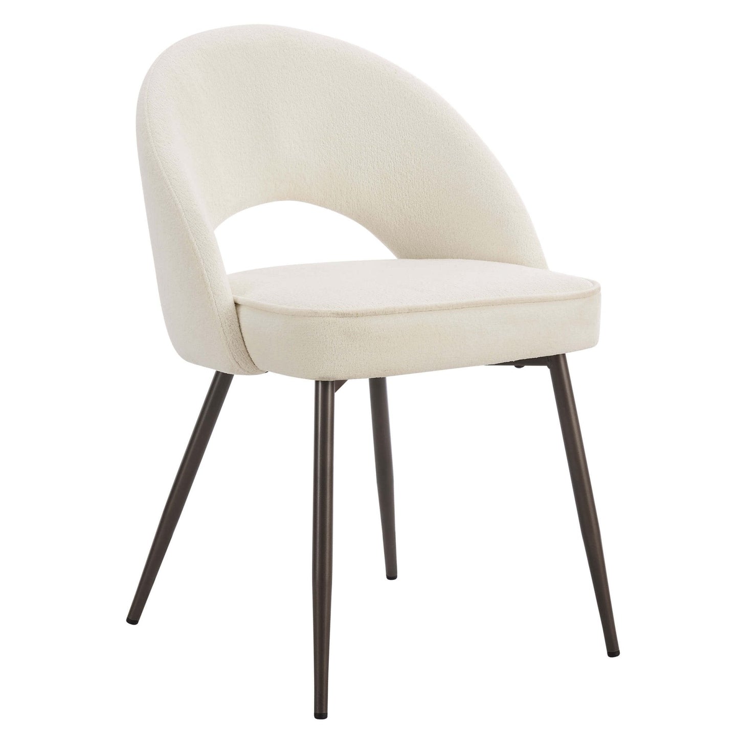 DUS-CC2-04413 Grade-B Dusk Lola Set of 2 Dining Chairs - Teddy Cream RRP £149.00
