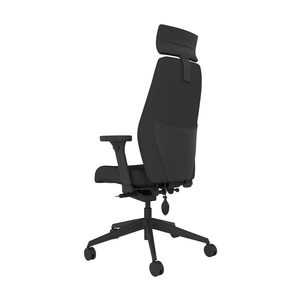 Grade-B Posturite Positiv Plus Black Ergonomic High Back Office Chair RRP £1468