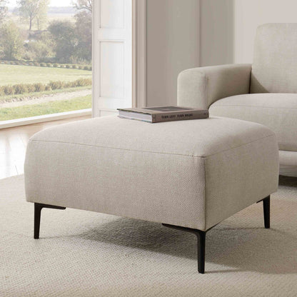 DUS-GOL-07068 Grade-B Dusk Malibu Pouffe - Beige RRP £199