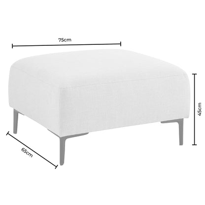 DUS-GOL-07068 Grade-B Dusk Malibu Pouffe - Beige RRP £199