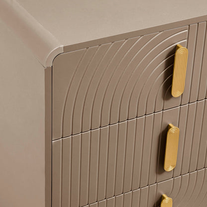 DUS-GOL-06991 Grade-B Dusk Marnie 6 Drawer Chest - Taupe RRP £259