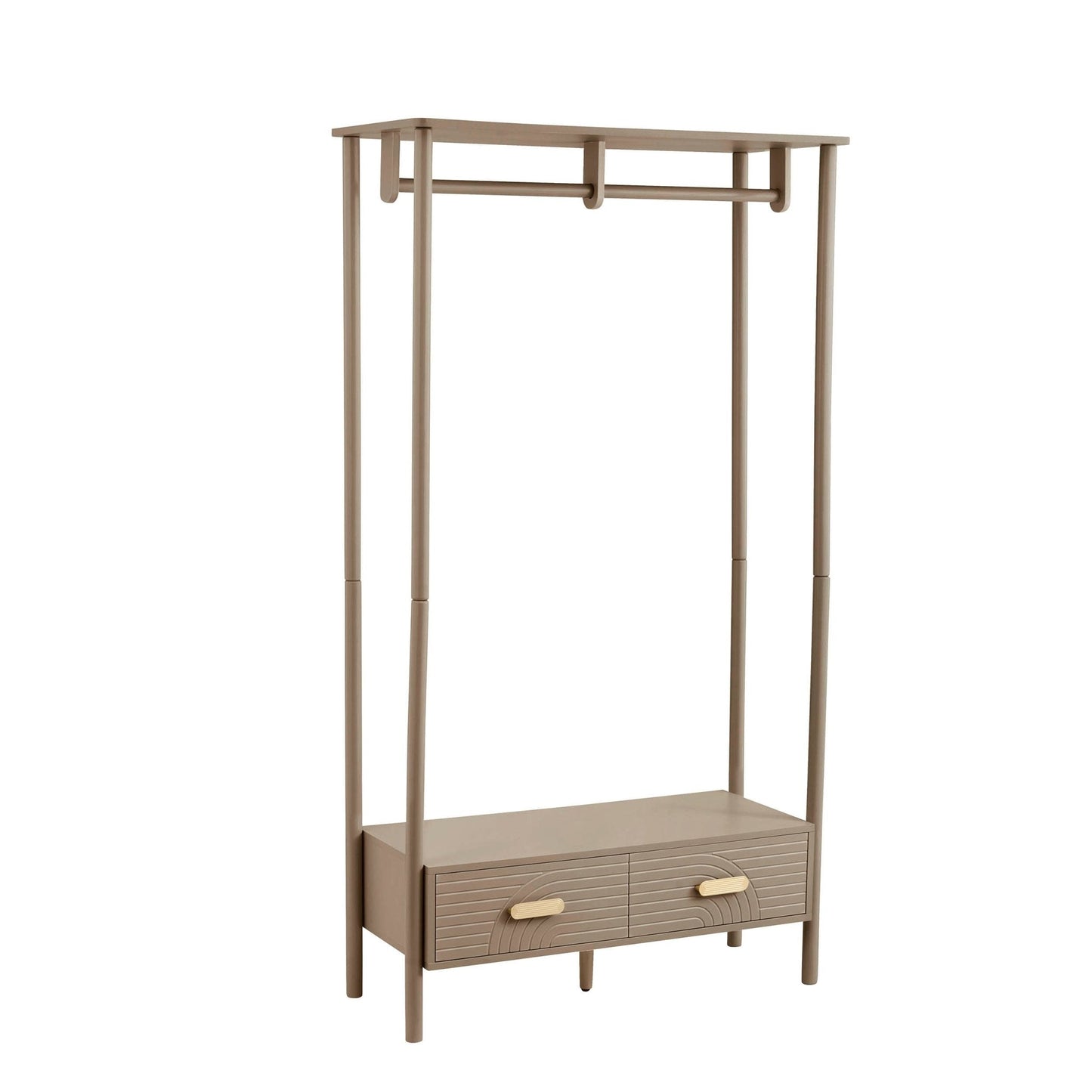 DUS-CC2-05015 Grade-BER Dusk Marnie Clothes Rail - Taupe RRP £99.00