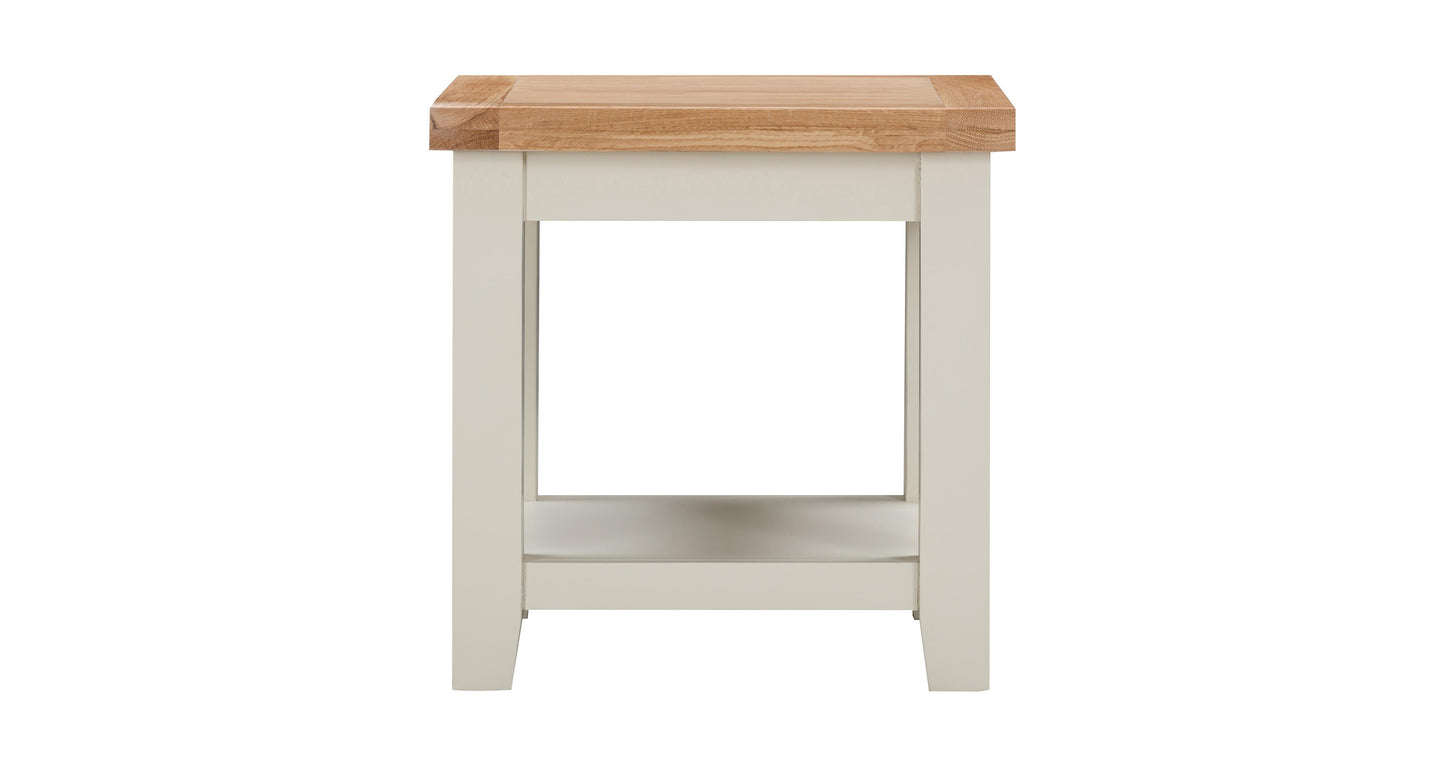 DFS-HO2-05064 Grade-B DFS Maud Lamp Table White Painted Oak RRP £169