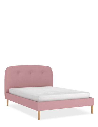 MAS-APM-06808 Grade-C1 Marks & Spencer Mila Bed 4ft Small Double Dark Grey RRP £349