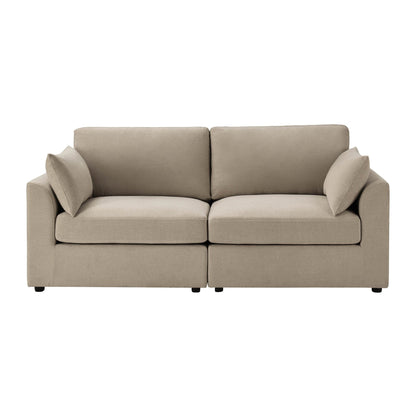 DUS-CC2-04127 Grade-B Dusk Miami LHA unit in Chenille Oatmeal RRP £150.00